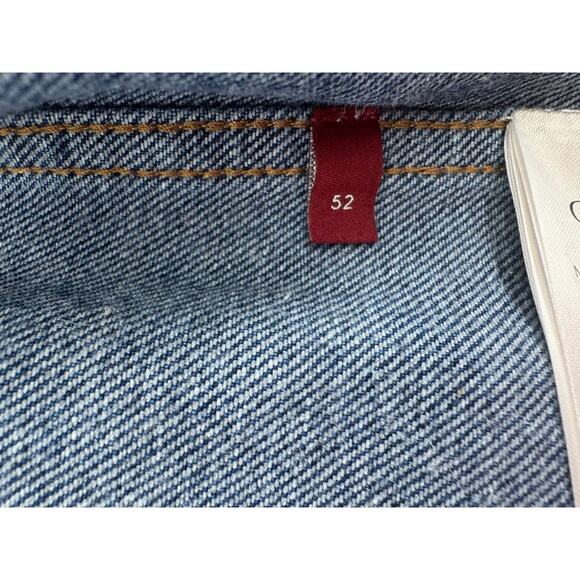 Men's Gucci NWT Indigo Blue Interlocking G Lasered Denim Jacket Size 52 - Picture 13 of 16